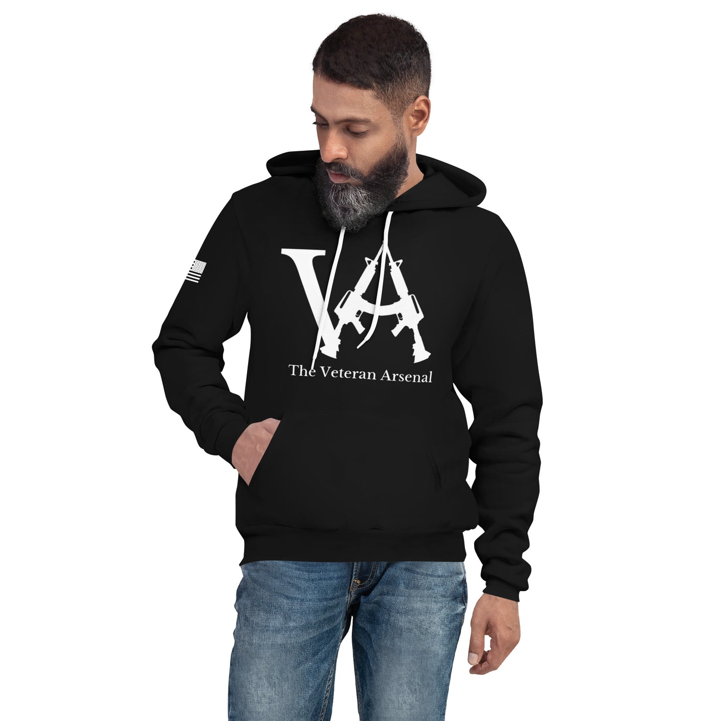 The Veteran Arsenal White Logo Unisex hoodie