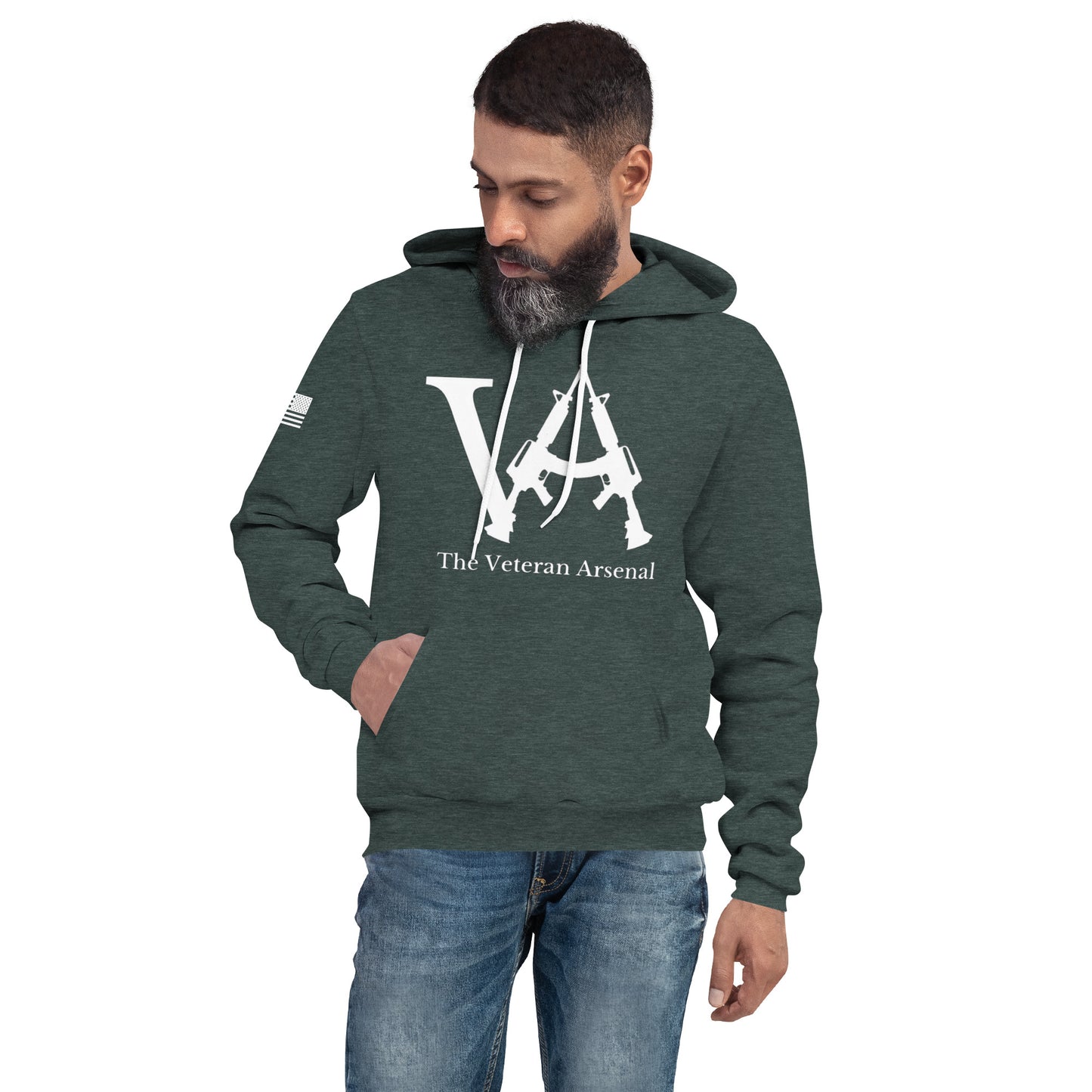 The Veteran Arsenal White Logo Unisex hoodie