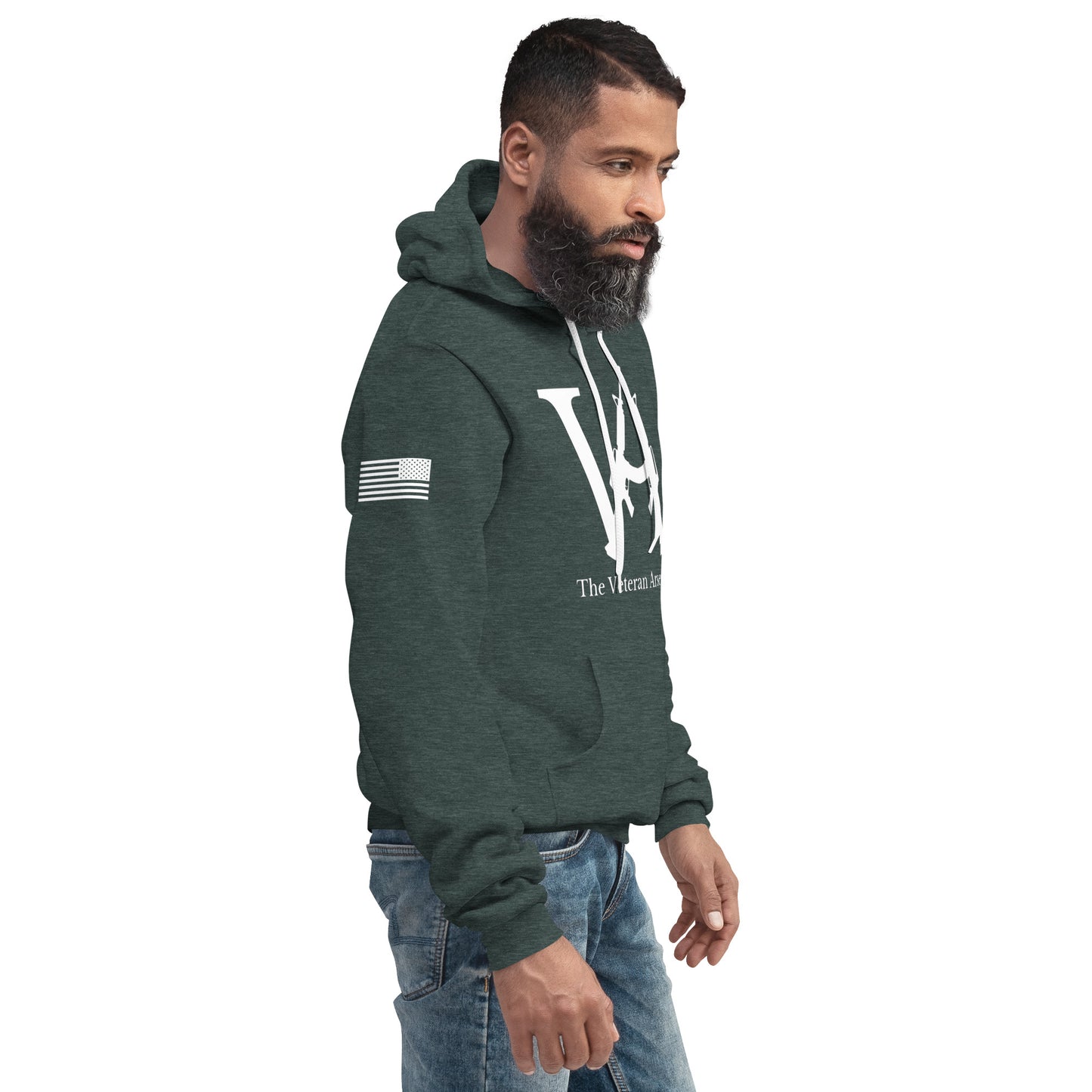 The Veteran Arsenal White Logo Unisex hoodie