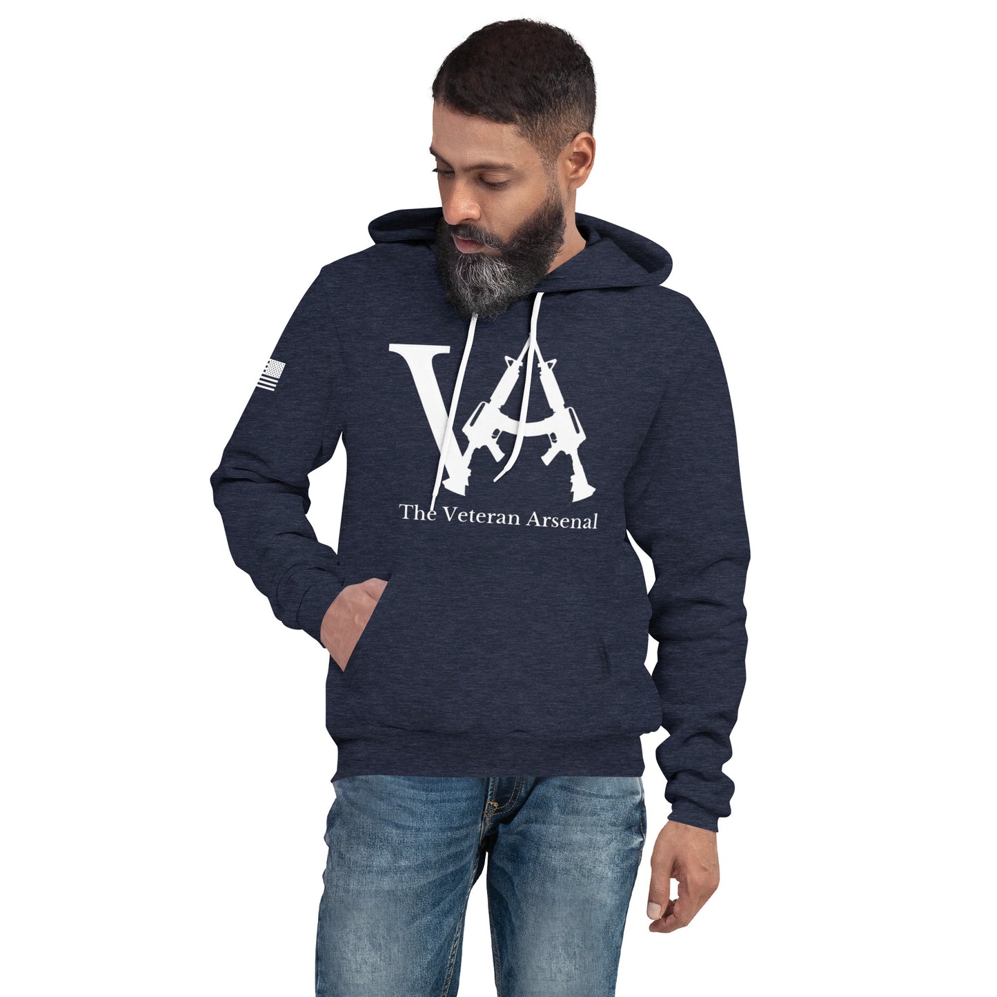 The Veteran Arsenal White Logo Unisex hoodie