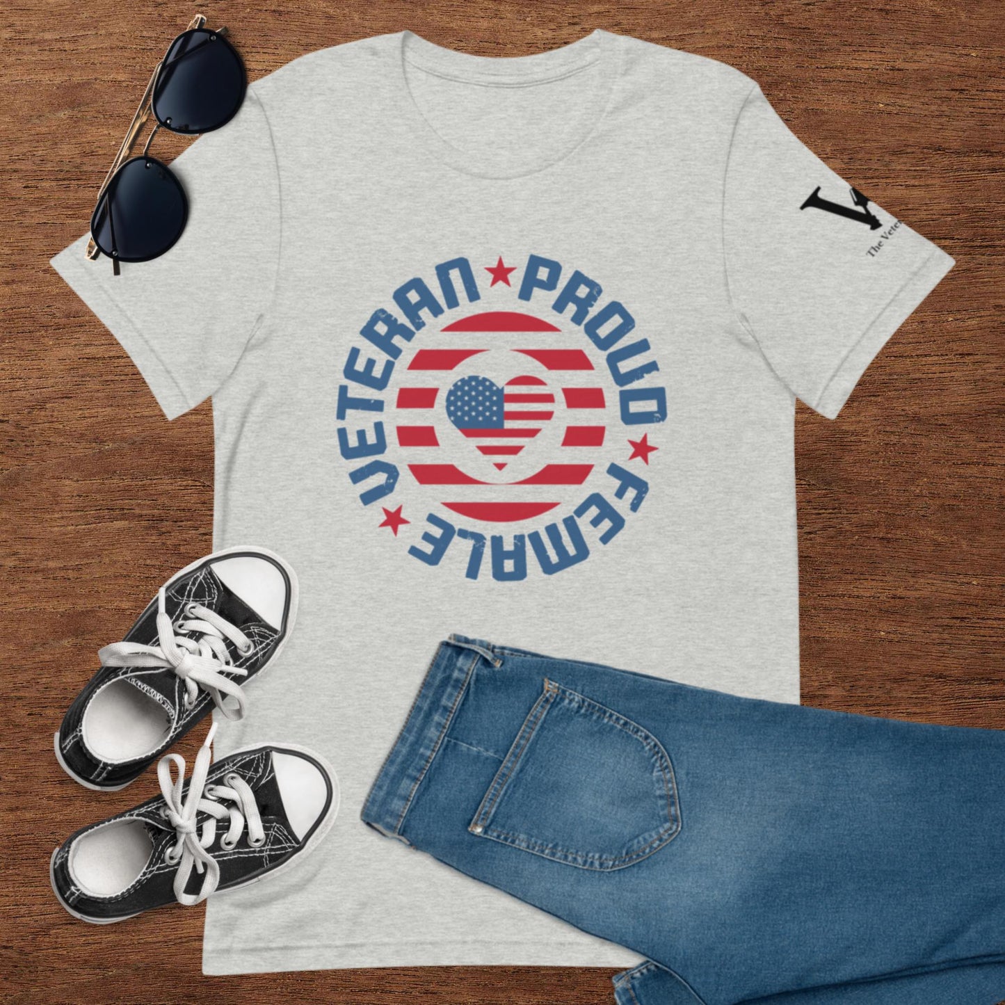 Proud Female Veteran T-shirt